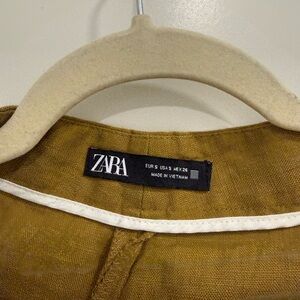 Zara Ochre Blouse